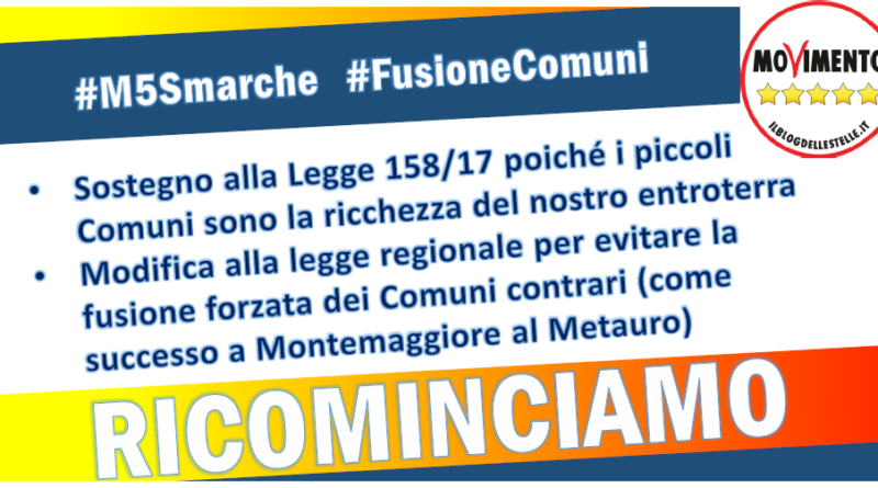 fusione comuni piergiorgio fabbri m5s marche